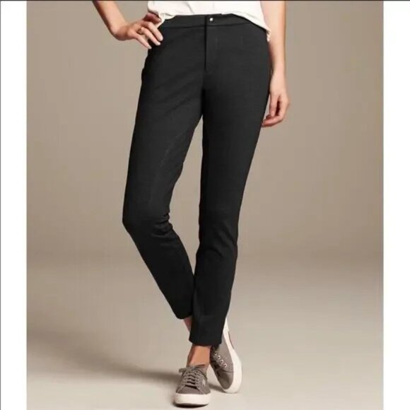 BANANA REPUBLIC Dark Gray Ponte Stretch Dress Pants NWOT - Picture 10 of 10
